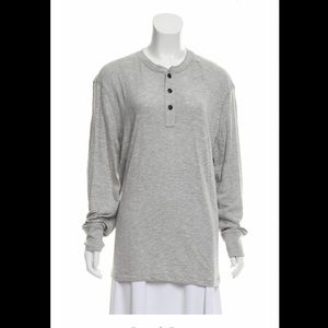 Rag & Bone Long Sleeve Henley Shirt
